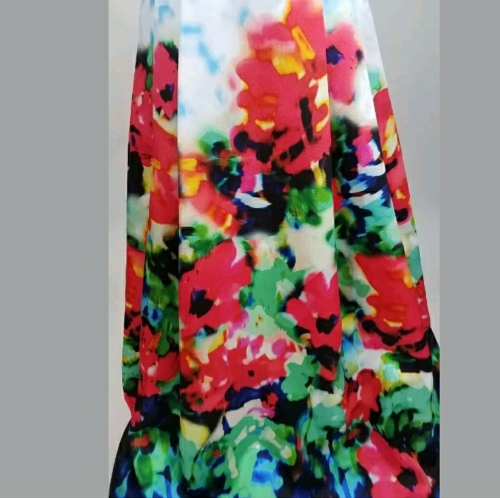 Nicole Miller Garden Princess Prom dress size 4 - Picture 4 of 7